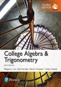 Test Bank For College Algebra and Trigonometry&comma; 6th Global Edition by Margaret L&period; Lial&comma; John Hornsby