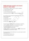 NURS 404 Sample questions and answers&NewLine;graded A&plus; &vert; latest update&NewLine;The Lalonde Report is significant in that it was the first to emphasize&NewLine;A&period; A behavioural approach to health&NewLine;B&period; A medical approach to health&NewLine;C&period; A socio-environmental approach to health&NewLine;D