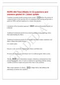 NURS 404 Final &lpar;Weeks 6-12&rpar; questions and&NewLine;answers graded A&plus; &vert; latest update&NewLine;Canadian community health nursing practice model - defines the practice of&NewLine;a registered nurse in the specialty area of community health nursing and provides a&NewLine;guide for CHNs a