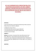 RN VATI COMPREHENSIVE PREDICTOR PRACTICE EXAM WITH 100 QUESTIONS AND 100&percnt; CORRECT VERIFIED ANSWERS WITH DETAILED RATIONALES PLUS ANSWER KEY 2026-2027 Q&A GUARANTEED A&plus; SUCCESS&excl;&excl;&excl;