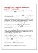 NURS 404 Exam 1 questions and answers&NewLine;graded A&plus; &vert; latest update&NewLine;A pt is admitted to the ED with hypovolemia&period; Which IV solution should the RN&NewLine;anticipate administering&quest; - Lactated Ringers &lpar;LR&rpar;&NewLine;Why use a 10mL syringe to flush a PICC line&quest; - 1&comma; 3&comma; and 5mL