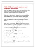 NURS 404 Exam 1 questions and answers&NewLine;graded A&plus; &vert; latest update&NewLine;mental health - the state of well-being in which each individual is able to&NewLine;realize his or her own potential&comma; cope with normal stresses of life&comma; work&NewLine;productively&comma; and make a contribution