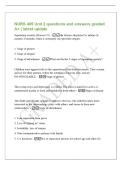 NURS 405 Unit 2 questions and answers graded&NewLine;A&plus; &vert; latest update&NewLine;Separation anxiety &lpar;Stressor &num;1&rpar; - the distress displayed by infants &lpar;6&NewLine;months-17months&rpar; when a customary care provider departs&NewLine;1&period; Stage of protest&NewLine;2&period; Stage of despair&NewLine;3&period; Stage of detac
