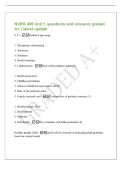 NURS 405 Unit 1 questions and answers graded&NewLine;A&plus; &vert; latest update&NewLine;0-17 - Pediatric age range&NewLine;1&period; Therapeutic relationship&NewLine;2&period; Advocacy&NewLine;3&period; Guidance&NewLine;4&period; Health teaching&NewLine;5&period; Collaboration - Role of the pediatric nurse &lpar;5&rpar;