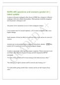 NURS 405 questions and answers graded A&plus; &vert;&NewLine;latest update&NewLine;A patient with gastroesophageal reflux disease &lpar;GERD&rpar; has a diagnosis of Barrett&NewLine;esophagus with early cellular abnormalities&period; What principle should be integrated&NewLine;into the patient's subseq
