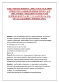 PMHNP BOARD REVIEW EXAMINATION PROGRAMS WITH WELL ELLABORATED 100 QUESTIONS AND 100&percnt; CORRECT VERIFIED ANSWERS WITH DETAILED RATIONALES PLUS ANSWER KEY 2026-2027 Q&A GRADED A&plus; MOST RECENT&excl;&excl;&excl;