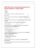 NURS 405 exam 2 study guide questions and&NewLine;answers graded A&plus; &vert; latest update&NewLine;- secular&NewLine;- cyclical&NewLine;- short-term&NewLine;descriptive measures of disease in epidemiology time trends&NewLine;secular trends&NewLine;Changes in disease patterns that occur over a long period of ti