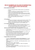NR547 Final Exam Comprehensive Study Guide &ndash; Chamberlain College of Nursing Latest Edition &lpar;2026&rpar;