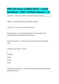 CNIT 315 Exam 2 &lpar;2026&sol;2027&rpar; &vert; Latest&NewLine;Questions &vert; 100&percnt; Verified Answers &vert; A&plus;