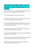CNIT 315 Exam 1 &lpar;2026&sol;2027&rpar; &vert; Newest&NewLine;Questions &vert; 100&percnt; Correct Answers &vert; A&plus;&NewLine;Verified