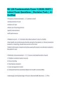 NU 136 Fundamentals Exam 3 &lpar;2026&sol;2027&rpar; &vert;&NewLine;Latest Exam Questions &vert; Revision Pack &vert; A&plus;&NewLine;Verified