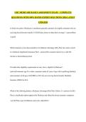 UHC MEDICARE BASICS ASSESSMENT EXAM  &vert;  COMPLETE QUESTIONS WITH 100&percnt; RATED EXPERT SOLUTIONS &vert;2026 LATEST UPDATED
