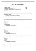 CNA WRITTEN EXAM 2026 180&plus; COMPLETE EXAM QUESTIONS AND ANSWERS 100&percnt; VERIFIED A&plus; GRADE ASSURED&excl;&excl;&excl;&excl;&excl; NEW LATEST UPDATE&excl;&excl;&excl;&excl;