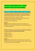 Wisconsin HVAC Qualifier Exam &ndash; Practice &NewLine;Questions And Correct Answers Edition&period;