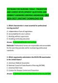 Test Bank for Nursing Today Questions and Correct Answers&colon; Complete Nursing Study Guide & Exam Review