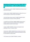 WatchGuard Endpoint Security &lpar;2026&sol;2027&rpar; &vert;&NewLine;Latest Questions &vert; 100&percnt; Verified Answers &vert;&NewLine;A&plus;