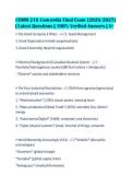 COMM 216 Concordia Final Exam &lpar;2026&sol;2027&rpar;&NewLine;&vert; Latest Questions &vert; 100&percnt; Verified Answers &vert; A&plus;