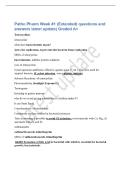 Patho Pharm Week &num;1 &lpar;Extended&rpar; questions and&NewLine;answers latest update&vert; Graded A&plus;&NewLine;Tetracyclines&NewLine;tetracycline&NewLine;what does bacteriostatic mean&quest;&NewLine;slows the replication&comma; it prevents the bacteria from replicating&NewLine;MOA of tetracycline&NewLine;bacteriostatic&comma; inhibits pr