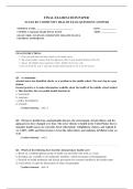 NCLEX RN COMMUNITY HEALTH EXAM 2026  60&plus; COMPLETE EXAM QUESTIONS AND ANSWERS 100&percnt; VERIFIED A&plus; GRADE ASSURED&excl;&excl;&excl;&excl;&excl; NEW LATEST UPDATE&excl;&excl;&excl;&excl;