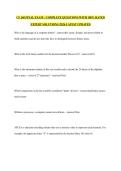 CS 160 FINAL EXAM &vert;  COMPLETE QUESTIONS WITH 100&percnt; RATED EXPERT SOLUTIONS &vert;2026 LATEST UPDATED