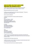 LEAN SIX SIGMA 2026 STUDY GUIDE EXAMS QUESTIONS AND ANSWERS RATED