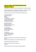 LEAN SIX SIGMA 2026 EXAMS QUESTIONS AND ANSWERS RATED 