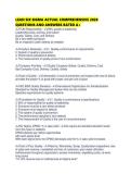 LEAN SIX SIGMA ACTUAL COMPREHENSIVE 2026 QUESTIONS AND ANSWERS RATED 