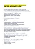 MODERATE SEDATION EVALUATION EXAM 2026 QUESTIONS AND ANSWERS RATED 