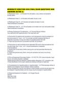 MODERATE SEDATION 2026 FINAL EXAM QUESTIONS AND ANSWERS RATED