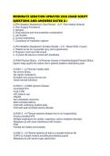 MODERATE SEDATION UPDATED 2026 EXAM SCRIPT QUESTIONS AND ANSWERS RATED