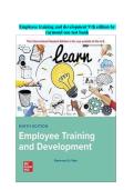 Employee training and development 9th edition by &NewLine;raymond noe test bank