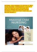 MATERNAL CHILD NURSING 6TH EDITION BY EMILY SLONE MCKINNEY COMPREHENSIVE CHAPTER BY CHAPTER PRACTICE QUESTION BANK WITH DETAILED ANSWER EXPLANATIONS REVIEW RATIONALES COMPLETE STUDY GUIDE 2026 2027 EDITION GRADED A &plus;
