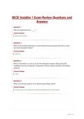 BICSI Installer 1 Exam Review Questions and Answers&period;