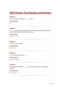 BICSI Practice Test Questions and Answers