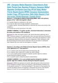 EMD &ndash; Emergency Medical Dispatcher &vert; Comprehensive Study Guide&comma; Practice Exam&comma; Questions & Answers&comma; Emergency Medical Dispatcher Certification Exam Prep&comma; 911 Call Taking&comma; Medical Priority Dispatch System &lpar;MPDS&rpar;&comma; Emergency Communications&comma; Incident Triage&comma; 