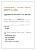 HURST REVIEW EXAM QUESTIONS WITH CORRECT ANSWERS 