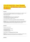 UTA CP2 NURS 5338 &ndash; Exam 2 Questions and Answers with Rationales Latest Version Top Rated A&plus;