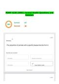 POMP 4230 &lpar;DE01&rpar; Animal Health Questions and Answers&vert;Accurate&vert;Verified