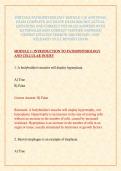 PORTAGE PATHOPHYSIOLOGY MODULE 1-10 AND FINAL EXAM COMPLETE ACCURATE EXAM 2026&sol;2027 ACTUAL QUESTIONS AND CORRECT DETAILED ANSWERS WITH RATIONALES &lpar;100&percnt; CORRECT VERIFIED ANSWERS&rpar; NEWEST UPDATED VERSION 2026 EDITION &vert;JUST RELEASED &vert;FULL REVISED EXAM