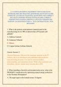 LA 4-50 SOLAR ENERGY EQUIPMENT INSTALLER EXAM TESTBANK 2026&sol;2027 PRACTICE QUESTIONS AND STUDY GUIDE COMPLETE ACCURATE EXAM REAL QUESTIONS AND CORRECT DETAILED ANSWERS WITH RATIONALES &lpar;100&percnt; CORRECT VERIFIED SOLUTIONS&rpar; CURRENTLY UPDATED VERSION 2026 EDITION