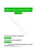 DAT Organic Chemistry &lpar;OChem&rpar; Review and Practice Questions