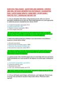 NURS 6531 FINAL EXAM&rsqb; &ndash; QUESTIONS AND ANSWERS &vert; VERIFIED &NewLine;AND WELL DETAILED ANSWERS PLUS RATIONALES &vert; GUARANTEED &NewLine;PASS &vert; LATEST EXAM UPDATE &vert; EXAM PREP &vert; STUDY GUIDE &vert; &NewLine;PRACTICE TEST &vert; DOWNLOAD INSTANT PDF 
