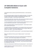 UF EMS1055 Midterm Exam with Complete Solutions