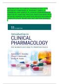 INTRODUCTION TO CLINICAL PHARMACOLOGY 11TH EDITION BY CONSTANCE G&period; VISOVSKY CHERYL H&period; ZAMBROSKI AND SHIRLEY M&period; HOSLER COMPREHENSIVE CHAPTER BY CHAPTER PRACTICE QUESTION BANK WITH DETAILED ANSWER EXPLANATIONS REVIEW RATIONALES COMPLETE STUDY GUIDE 2026 202