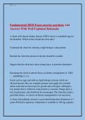 Fundamentals HESI Exam practice questions And &NewLine;Answers With Well Explained Rationales