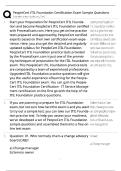 PeopleCert ITIL Foundation Exam Sample Questions &sol; Score 100&percnt; &sol; 2025 Update &sol; ITIL 4 Study Guide&NewLine;&NewLine;