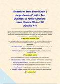 Esthetician State Board Exam &vert; comprehensive Practice Test Questions & Verified Answers &vert; Latest Update 2026 &ndash; 2027 &lpar;Graded A&plus;&rpar;&NewLine;