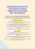 Milady Esthetics State Board Test &vert; Exam Questions & Expertly Verified Answers &vert; Latest Update 2026 &ndash; 2027 &lpar;Graded A&plus;&rpar;&NewLine;