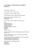 CE 337 EXAM 2 QUESTIONS AND CORRECT ANSWERS