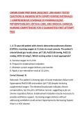 CMSRN EXAM PREP BANK 2026&sol;2027&colon; 200 HIGHLY TESTED QUESTIONS & ANSWERS WITH EXPERT-VERIFIED RATIONALES &vert; COMPREHENSIVE COVERAGE OF PHARMACOLOGY&comma; PATHOPHYSIOLOGY&comma; CRITICAL CARE&comma; AND MEDICAL-SURGICAL NURSING COMPETENCIES FOR A GUARANTEED FIRST-ATTEMPT PASS
